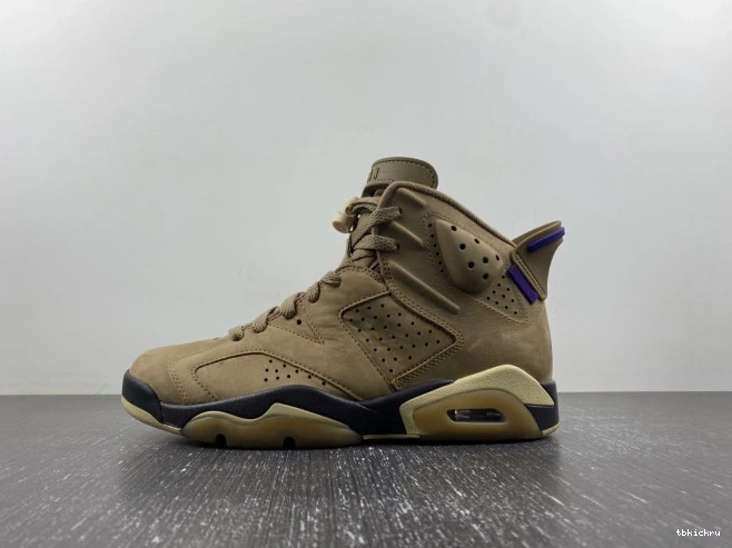 Reps TBkick FD1643-300 Air Jordan Brown 6 WMNS Gore-Tex Kelp 0825